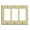 Leviton Wallplates Mid Nyl 3G Decr-I PJ263-I